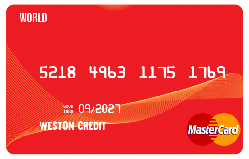 Weston Credit American Express credit card